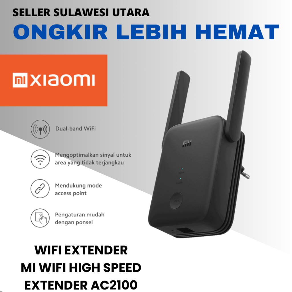 XIAOMI WIFI EXTENDER AC1200 5G WIFI REPEATER HIGH SPEED