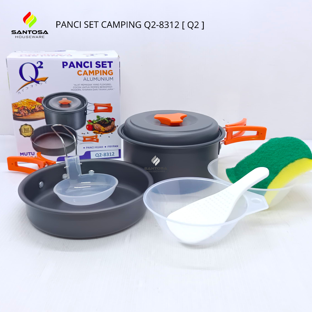 Panci Set Camping Q2-8312 [ Q2 ]
