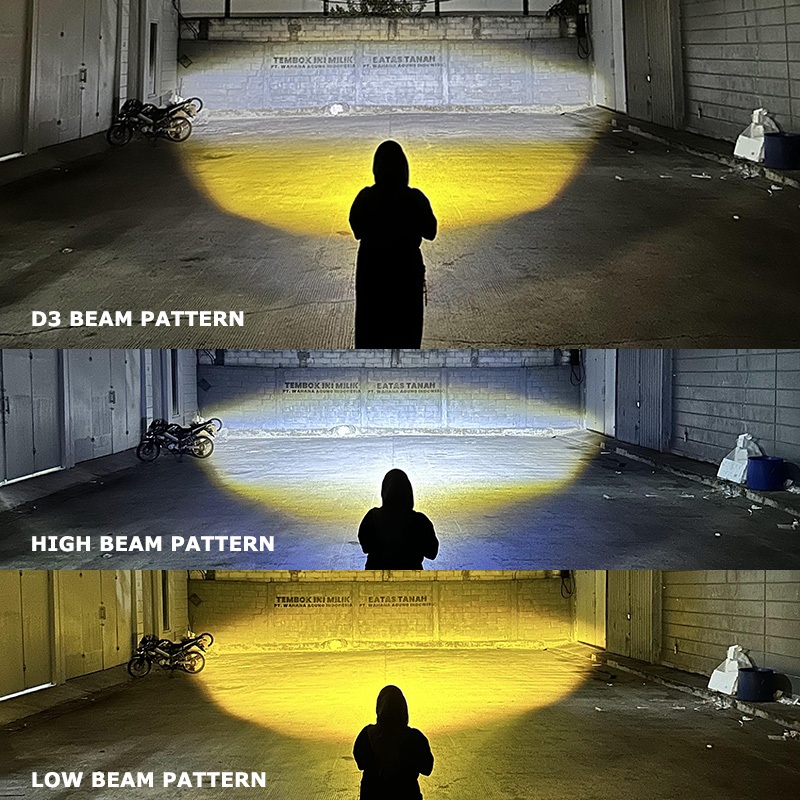 RB ISUN LED BAR LGS-IV PRO-SERIES 60W Lampu Tembak Laser Foglamp SQL 4 Mata dengan Kipas dan Demon