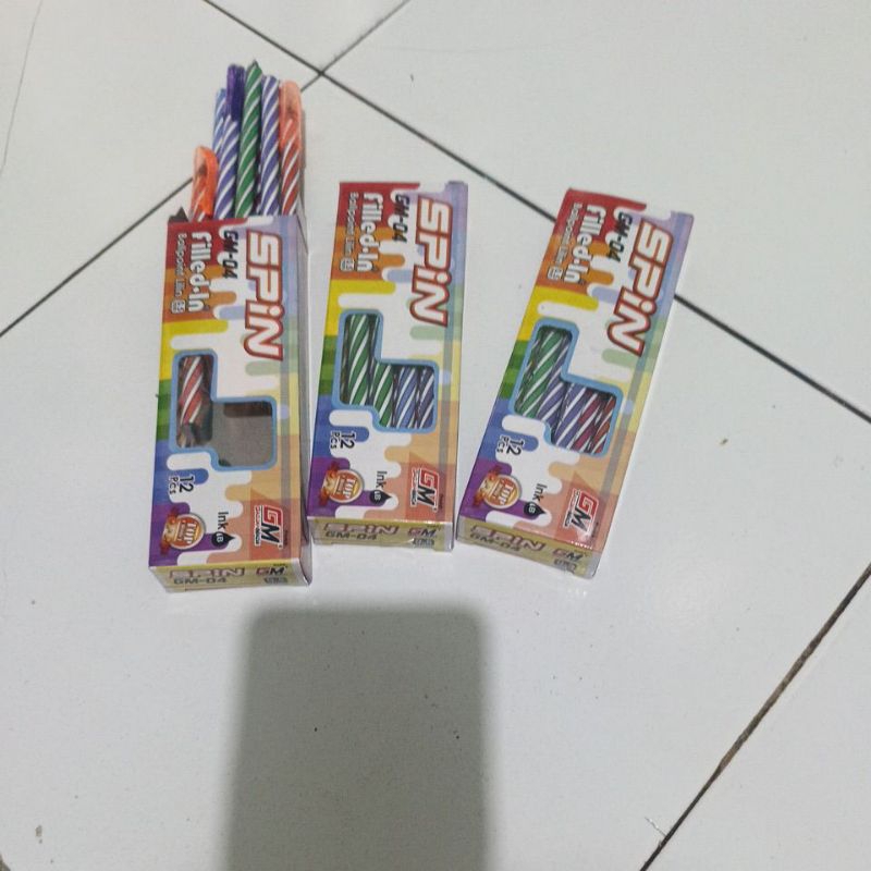 

bolpoin ulir Gm spin 12pch murah
