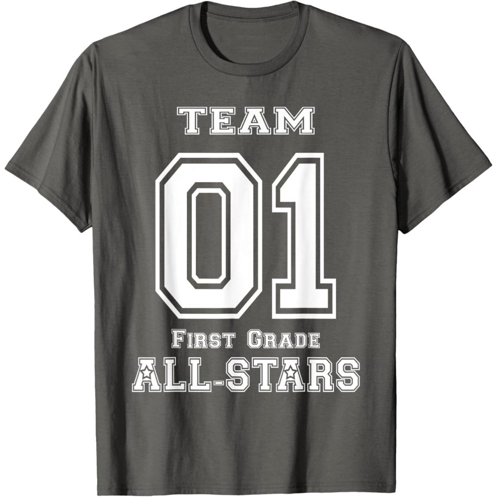 Kaos Dewasa Team 1st Grade All-stars Sport Jersey T-shirt Fashion Baju Atasan Anak Laki Laki Perempu