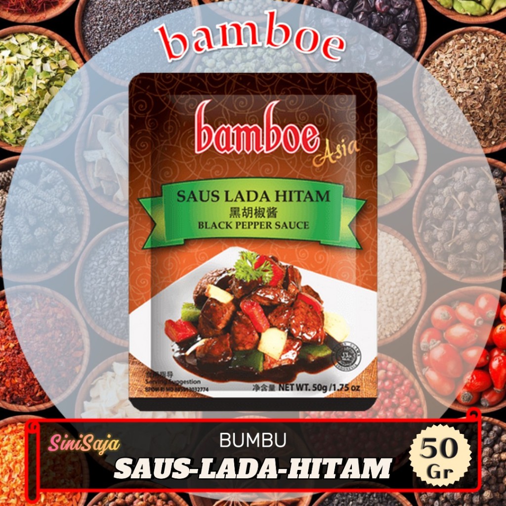

Lada hitam - Bamboe - Bumbu masak instant