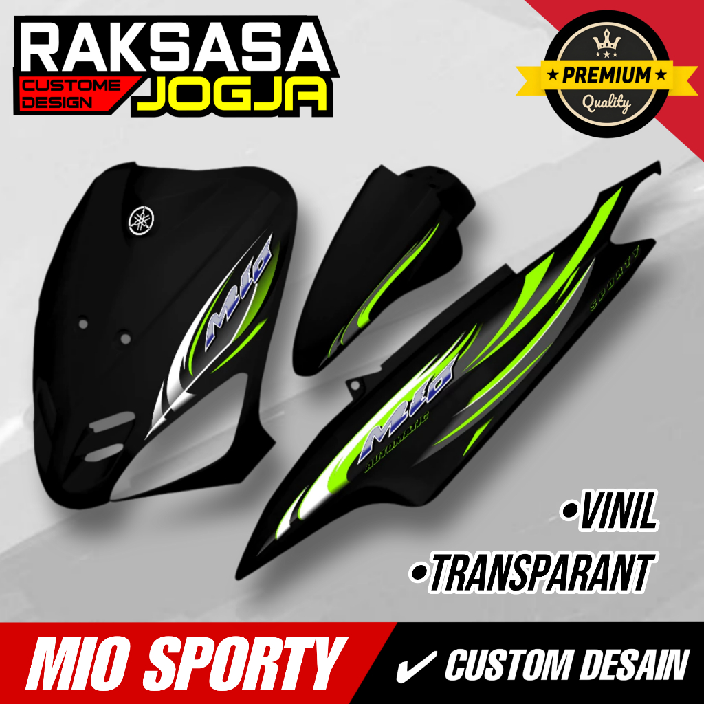 striping mio sporty smile transparan merah putih biru kuning hitam hijau vinil max decal 14