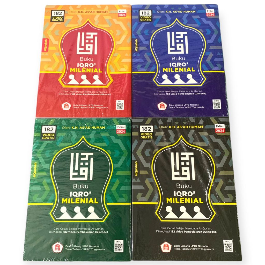 IQRO 1-6 MILLENIAL | SOFT COVER SESUAI BACAAN (A5)