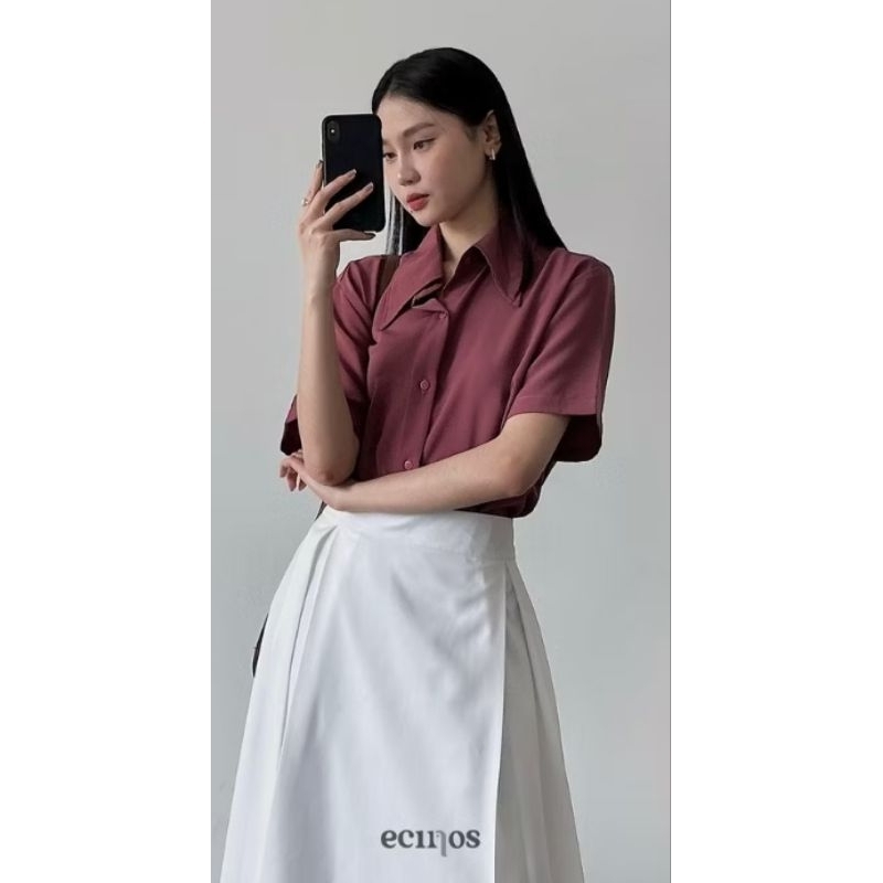 PRELOVED - ECINOS Home Shirt (Wine)