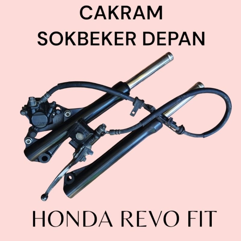 sokbeker dan cakram honda absolute revo fit
