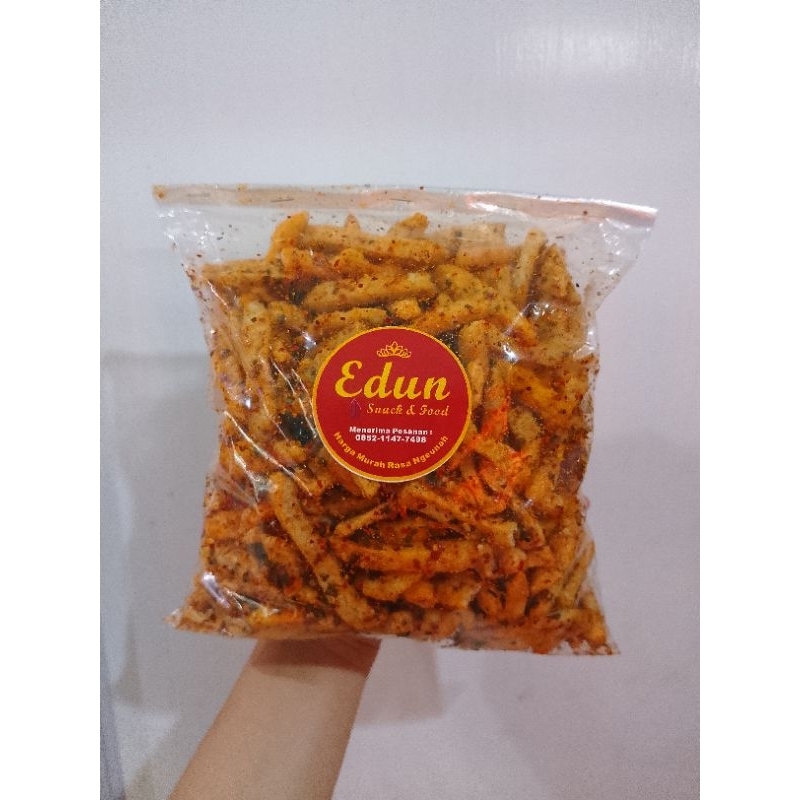 

EDUN Basreng Pedas daun Jeruk 500gr