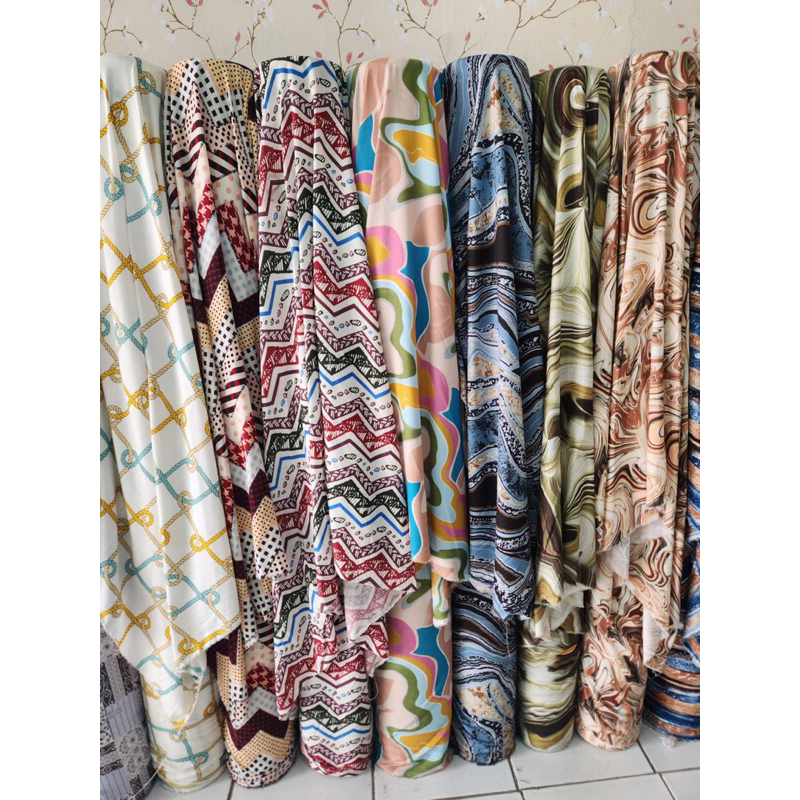 Kain Katun Rayon Motif | Katun Rayon Motif Bunga | Katun Rayon Motif Anak Anak | Katun Rayon Motif A