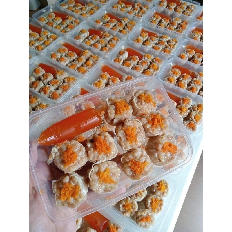 

DIMSUM AYAM FROZEN HOME MADE FREE SAUS