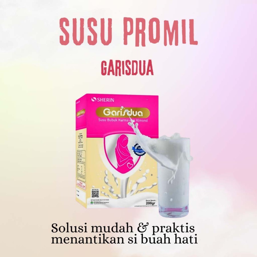 

Susu Garisdua / Susu Garis dua Sherin Pink - Promil Membantu Menyuburkan Kandungan Wanita