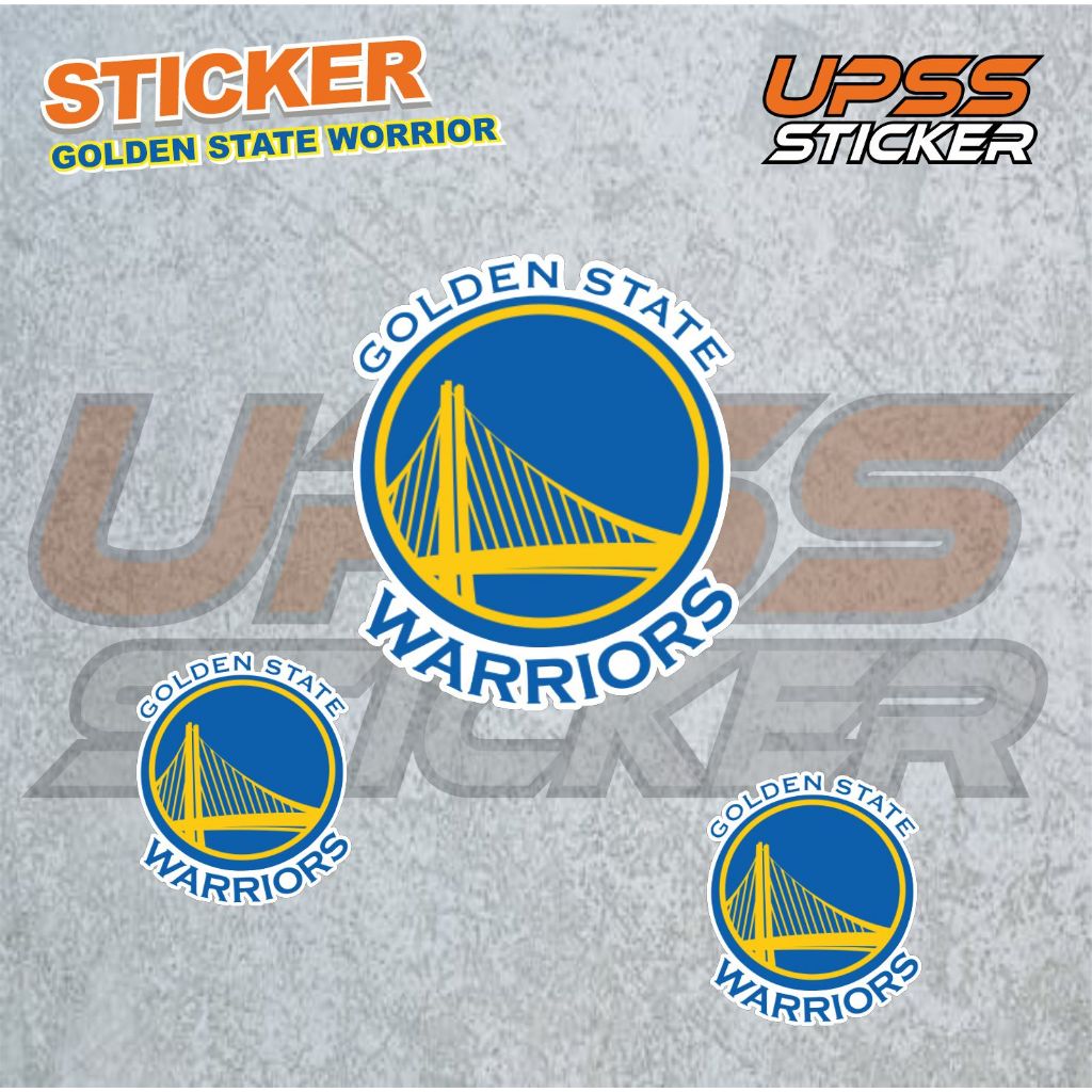 

Stiker Sticker Golden State Warrior Case Phone Logo Brand Band Aesthetic Journal Clothing Basic Casing Striping Tempel Label Merk Dinding Graftac Vinyl High Quality decal