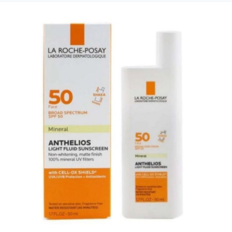 la roche posay anthelios mineral SPF 50 light fluid sunscreen 50.ml