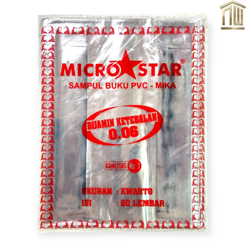 

Sampul Plastik / Mika Quarto (set/isi 10 Lembar)