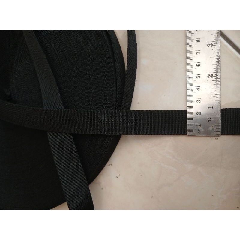 Tali webbing 1,5 cm 2 cm eceran permeter