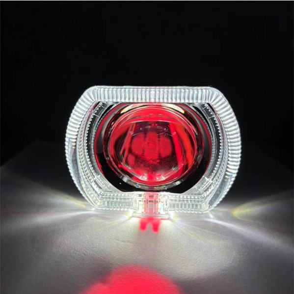 Projie Biled Cut Off 3 INCH  Lampu Tembak  Biled 3 Inch Dengan Shroud + Devil Laser U28