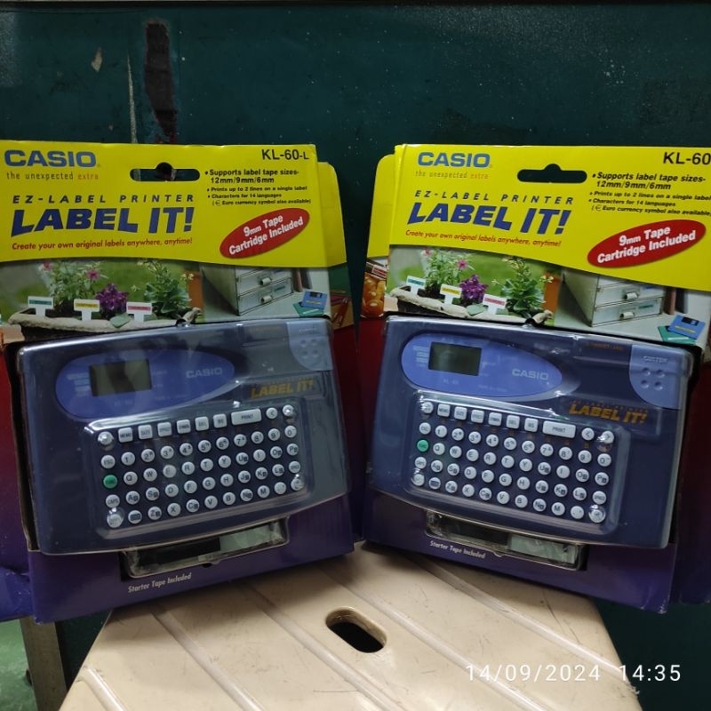 

Label Printer Casio/EZ LABEL PRINTER CASIO KL 60/New Baru/Original/Real Picture/Ready