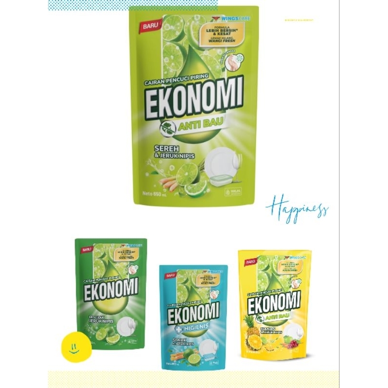 Sabun Cuci Piring Ekonomi 650 ml Reffill / Ekonomi Sabun cuci piring