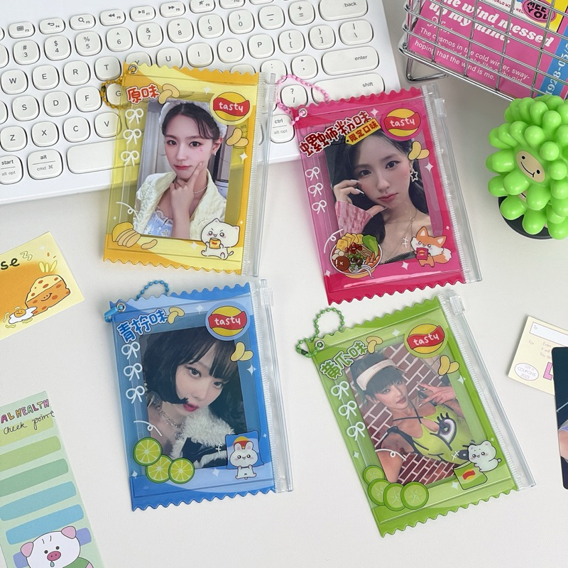 

[Ready Stock] Photocard Holder / Card Holder Cahol Ziplock PVC Muxinn