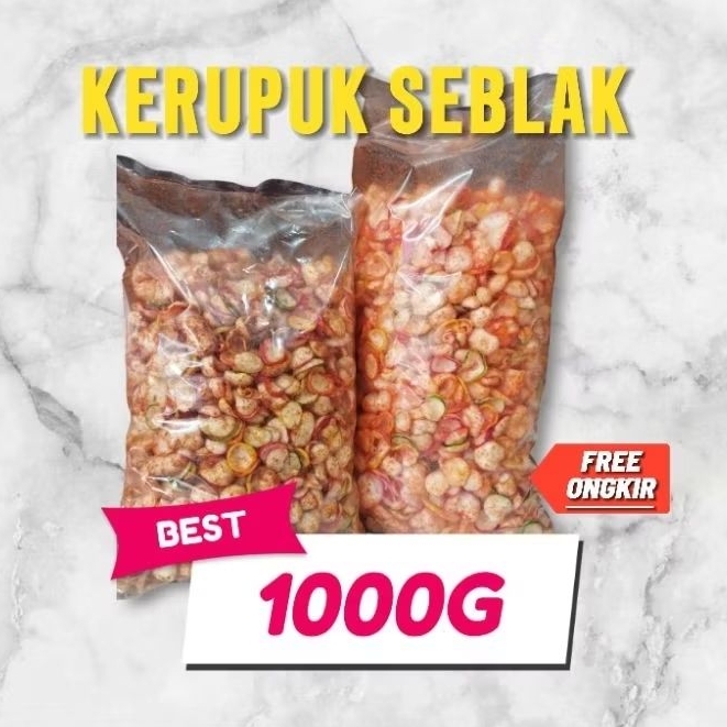 

CEMILAN KRUPUK SEBLAK 1KG