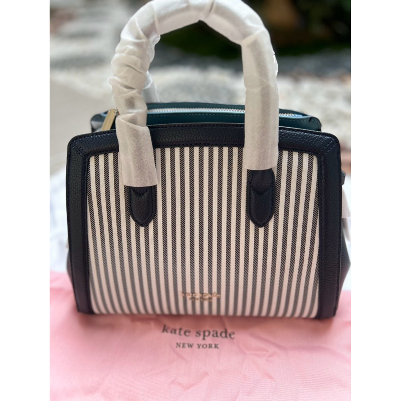 Kate spade knott stripe medium satchel