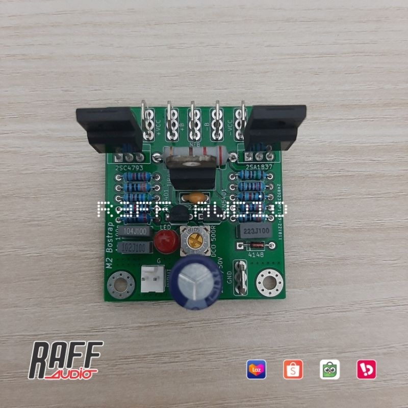 Paket Komponen Kit Driver Power Amplifier  M2 Bostrap