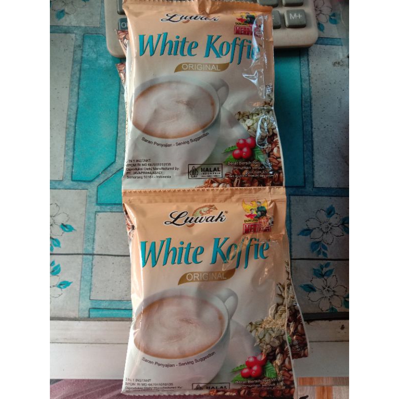 

white coffee kopi luwak
