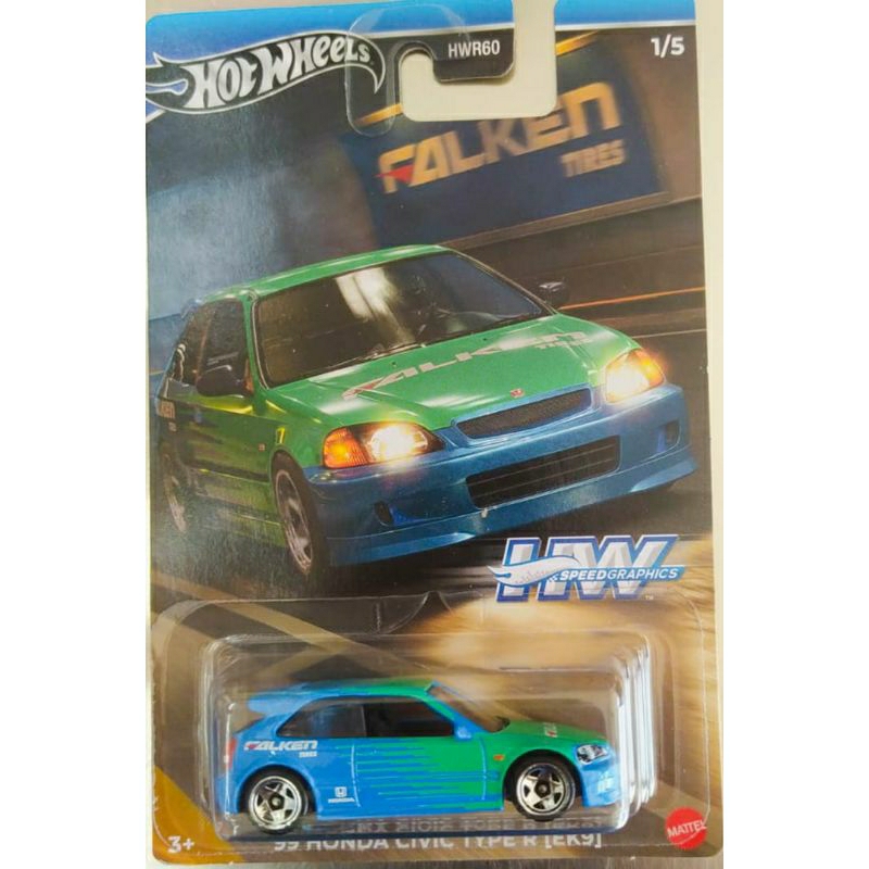 Hotwheels Civic EK9 Falken