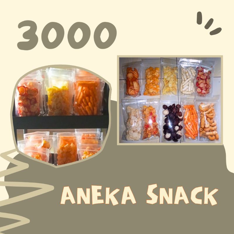 

Aneka Snack/Jajanan 3000an