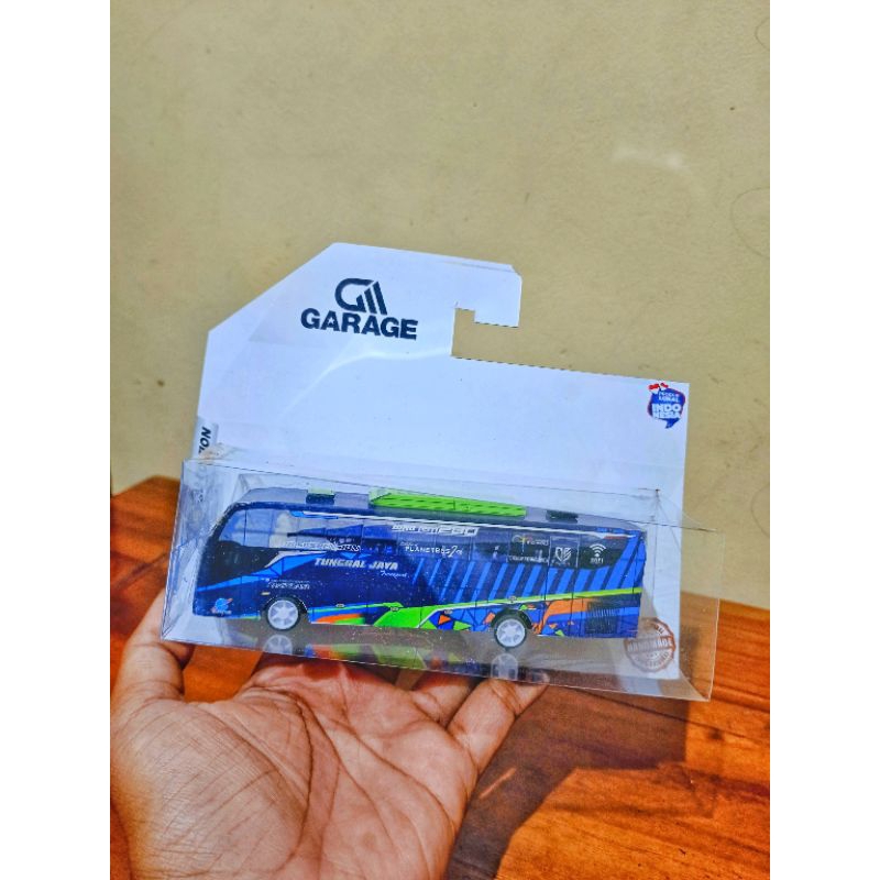 Miniatur bus basuri JEDHA Tunggal Jaya Jet Bus 5 Skala 1/87 diecast bus | Garasi.Bis