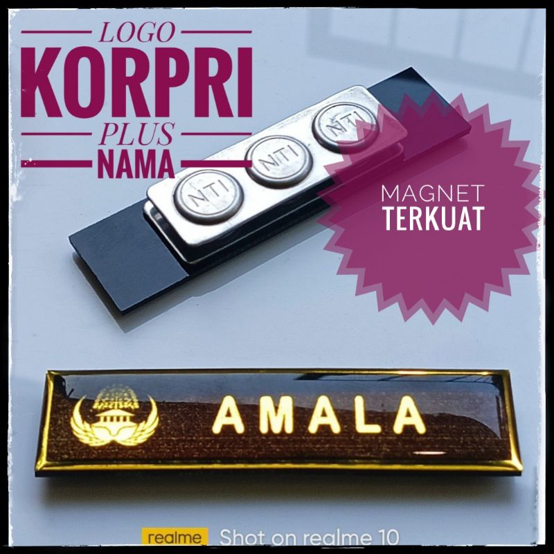 

Name Tag Warna Emas Gold Mengkilat DASAR HITAM #Name Tag Terlengkap #Name Tag Indonesia