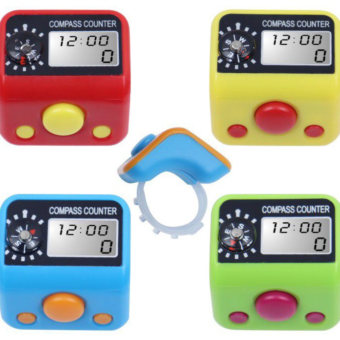 HARI PENUH PROMO Tasbih digital figer counter tasbih kompas digital modelJXN19