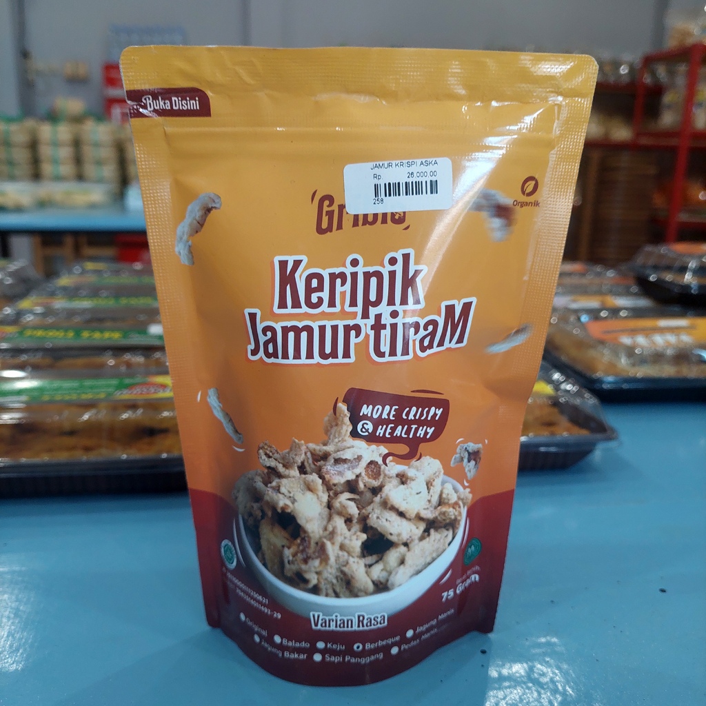 

Krupuk Jamur Tiram Gribio