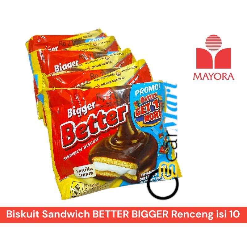 

Biskuit BETTER Renceng isi 10 Sandwich Biskuit