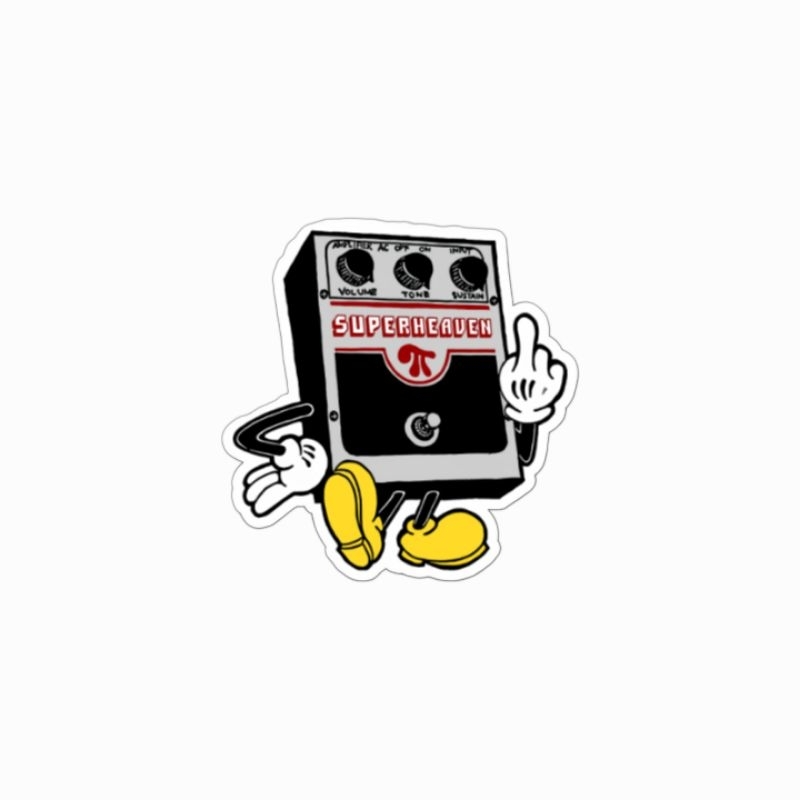 

sticker band Superheaven Big Muff rock pop punk shoegaze stiker