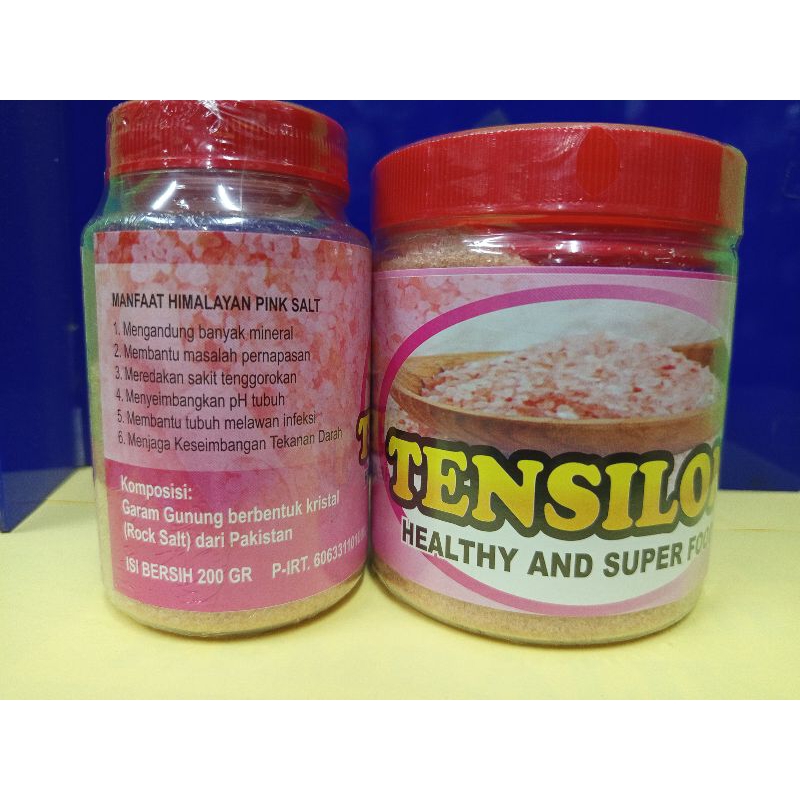 

TENSILON 200 GRAM ( GARAM HIMALAYA ) KOLESTROL ASAM URAT TENSI DARAH