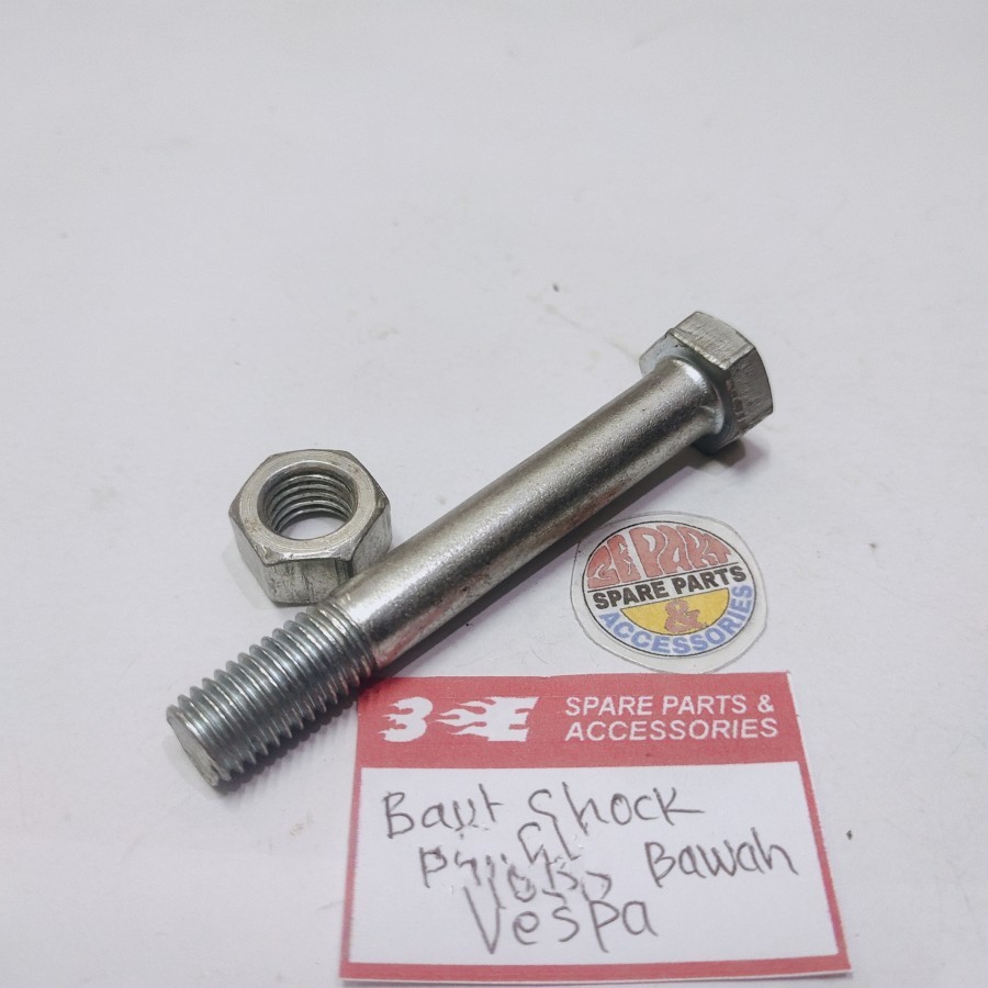 Baut Shock Vespa M9 X 60 Baut shockbreaker