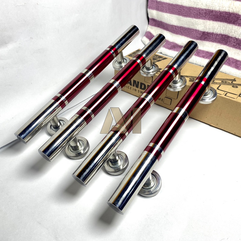 gagang pintu rumah model bulat minimalis / handle pintu rumah kuputarung / pegangan pintu