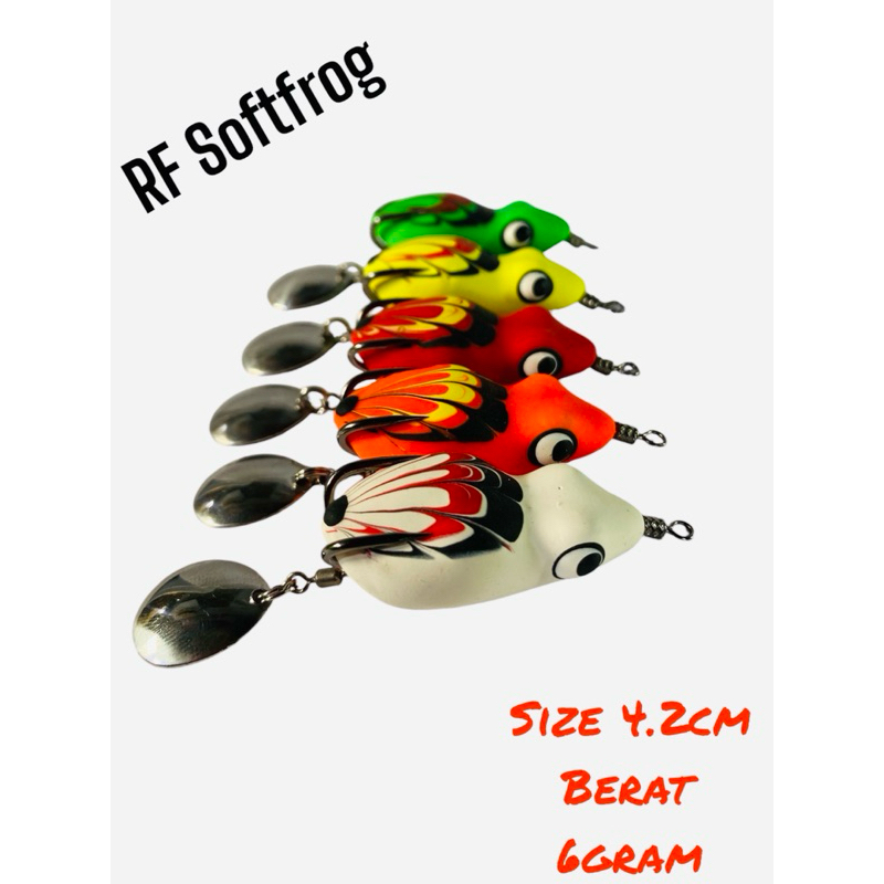 Soft Frog RF Lure bebek 4.2cm umpan casting