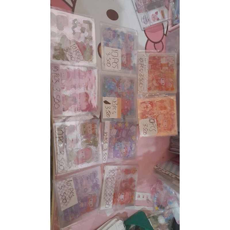 

[bisa cod] stiker kotak bening