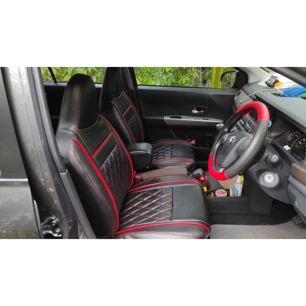 SARUNG JOK MOBIL CALYA/SIGRA BAHAN FORCE FULL 3 BARIS