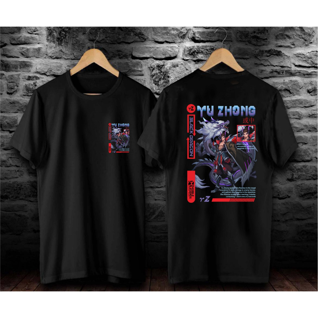 YU ZHONG,,PAKAIAN PRIA ATASAN T-SHIRT KAOS GAMBAR DAN KATA LUCU.