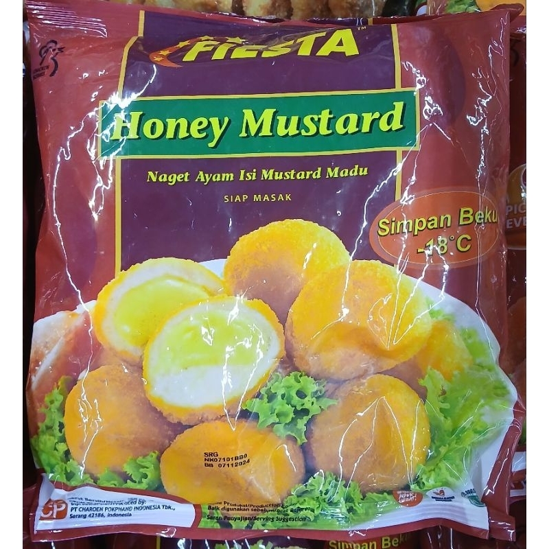 

FIESTA Honey Mustard Naget Ayam Isi Mustard Madu 500g - HM