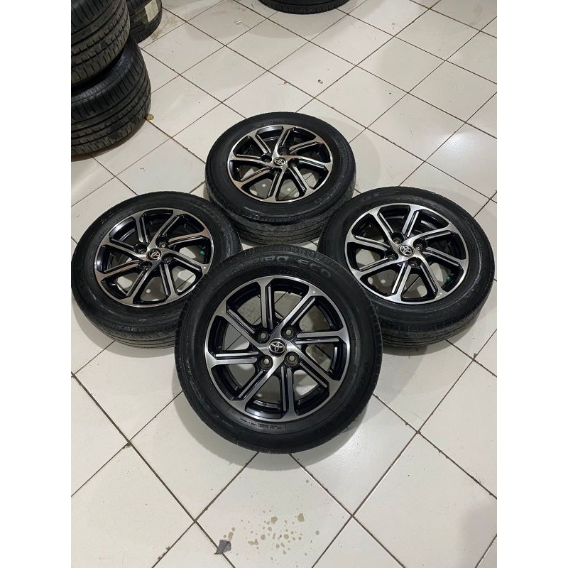 VELG MOBIL BEKAS TOYOTA CALYA RING 14 PCD 4X100 LEBAR 5 ET 45