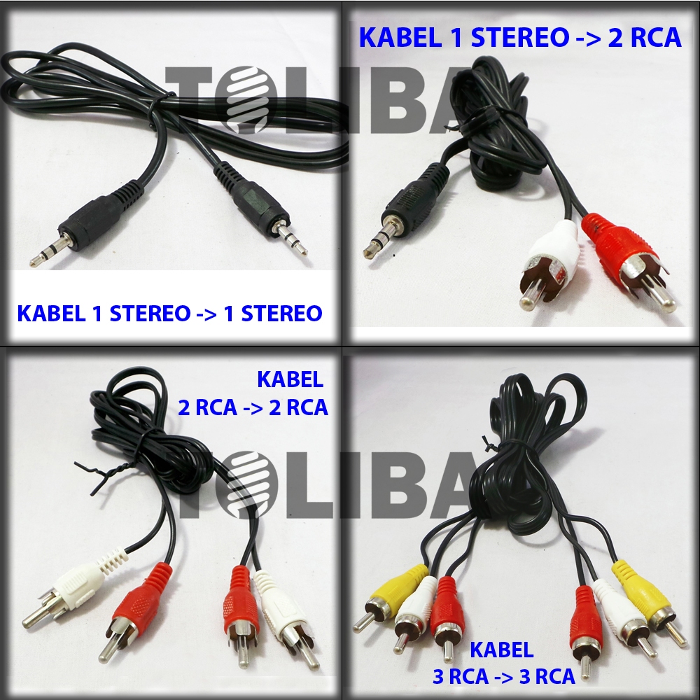 kabel audio 1-1 stereo hp pc laptop kabel Aux Audio 3.5mm Stereo Jack / kabel audio rca 2-1 jack ste