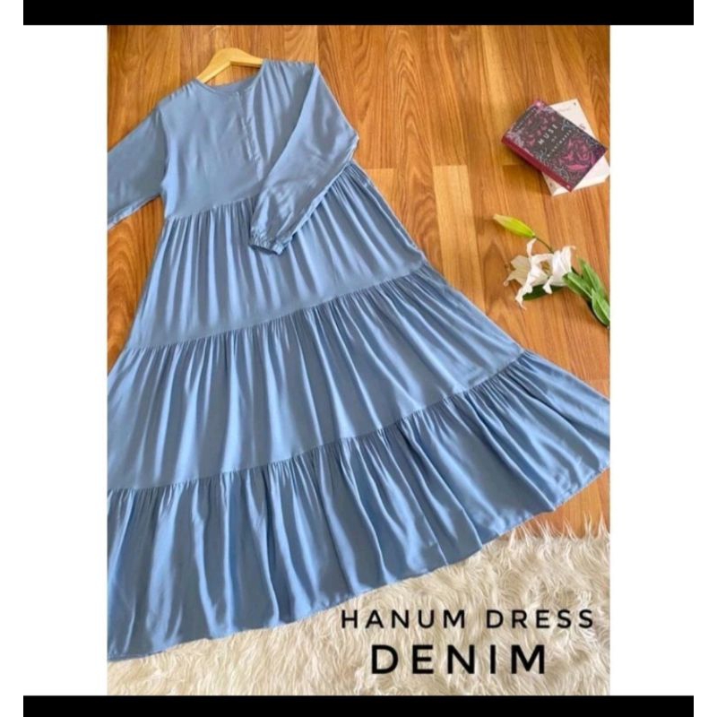 Gamis Hanum ORI Rayon Twill//Gamis Rayon Twill Susun