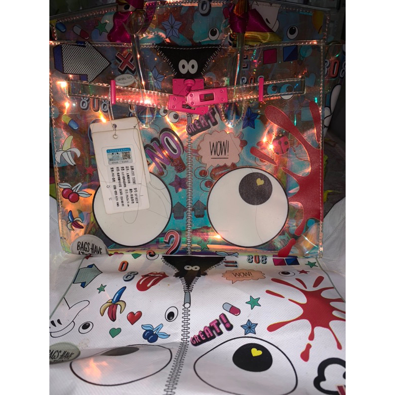 Preloved Tote Eye theme Bag