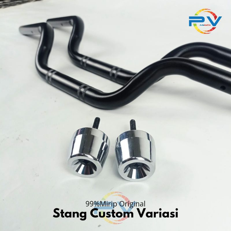 Stang Stir Setang setir honda cb150r CBR cb 150 r led pendek PNP PCX Hitam Replika ORI AHM