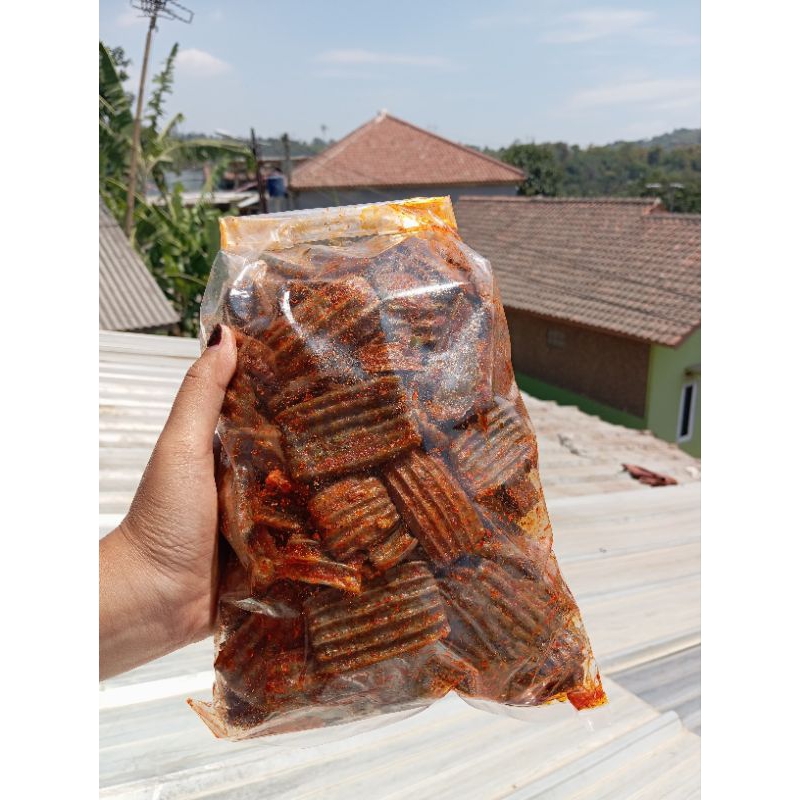 

Kerupuk Jengkol Enak Pedas Daun Jeruk 500grm