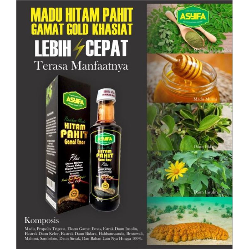

Enzistore Asyifa Madu Hitam Pahit Gamat Emas | Mengobati dan Mencegah Diabetes