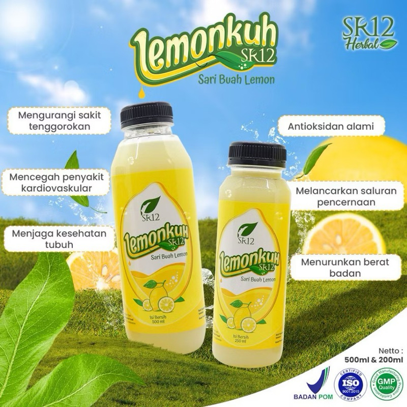 

Lemonkuh SR12 Sari Buah Lemon Alami - Antioksidan Alami - Menurunkan Berat Badan